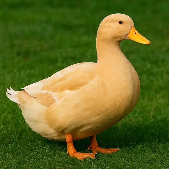 Buff Orpington duck